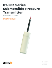 Thumbnail of document Manual - PT-503 Series